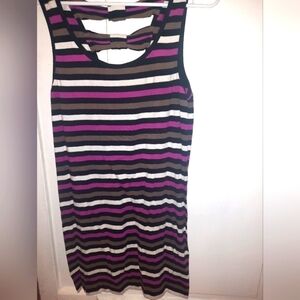 Striped bodycon dress